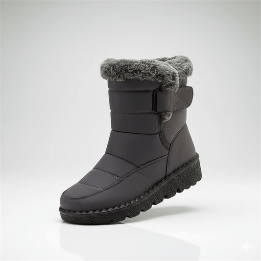Women Waterproof Fur Snow Boots
