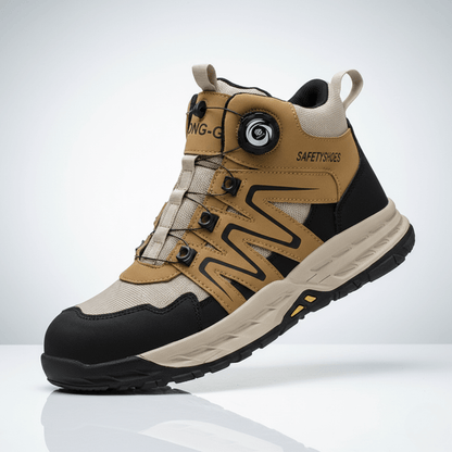 Men Steel Toe Tactical Work Boots