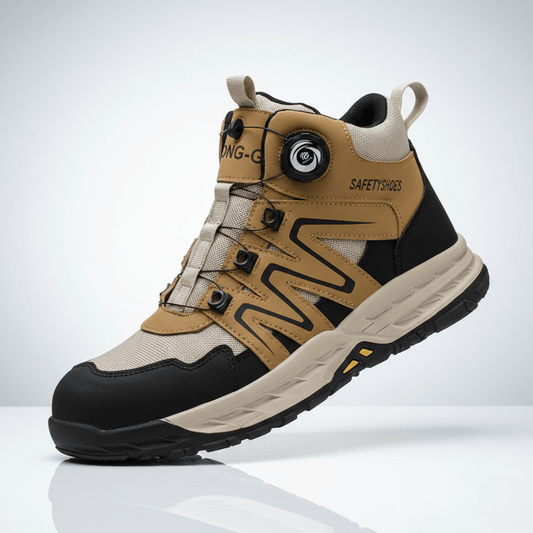 Men Steel Toe Tactical Work Boots