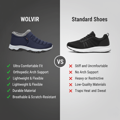 Warm Men's Chunky Sole Shoes