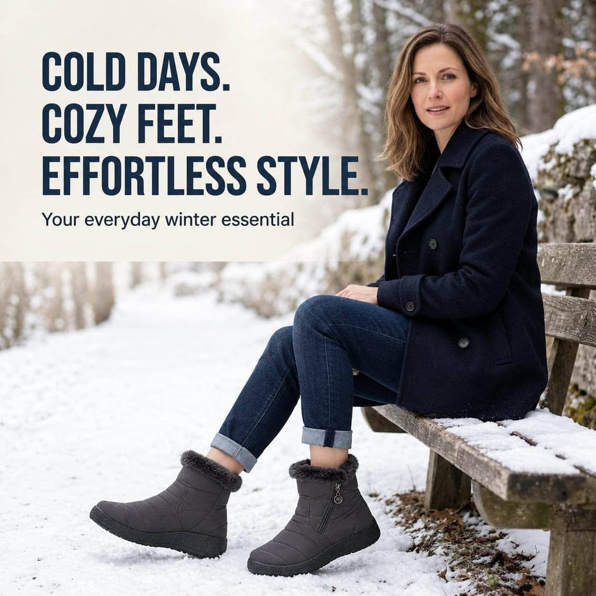 WOMEN'S WINTER ANKLE BOOTS