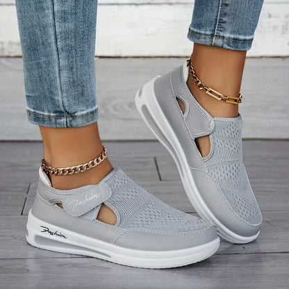 Baskets Femme Respirantes Slip-On | Confort Orthopédique & Style Mode